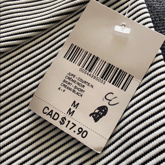 Stripe Mini Skirt - Picture 2 of 3